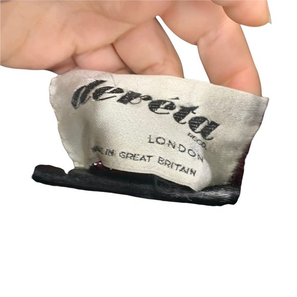 Vintage 50s Dereta Purple Blazer Pencil Skirt Set Large - Picture 8 of 15